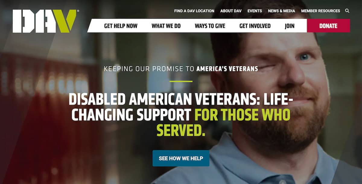 Nonprofit Veteran Organizations - Disabled American Veterans