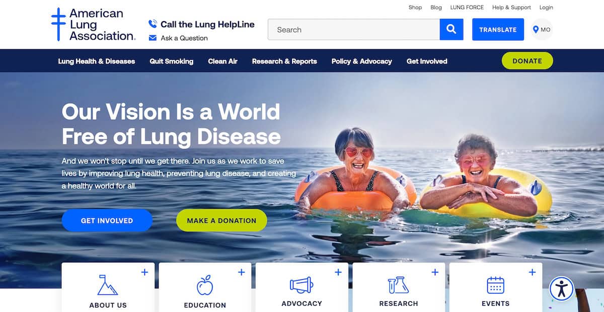American Lung Association - Lung Cancer Charities