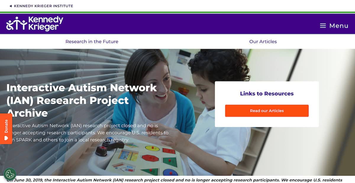 Interactive Autism Network (IAN)