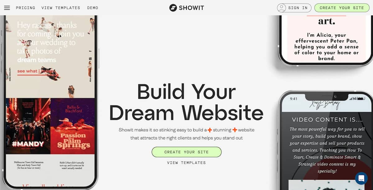 Showit - Best Nonprofit Website Builders