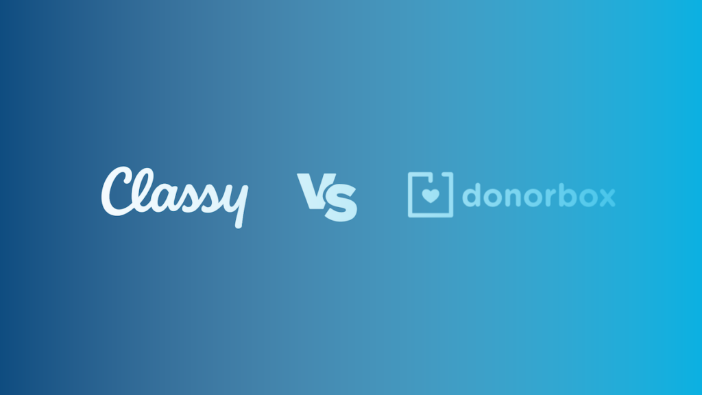 Classy vs Donorbox - overview