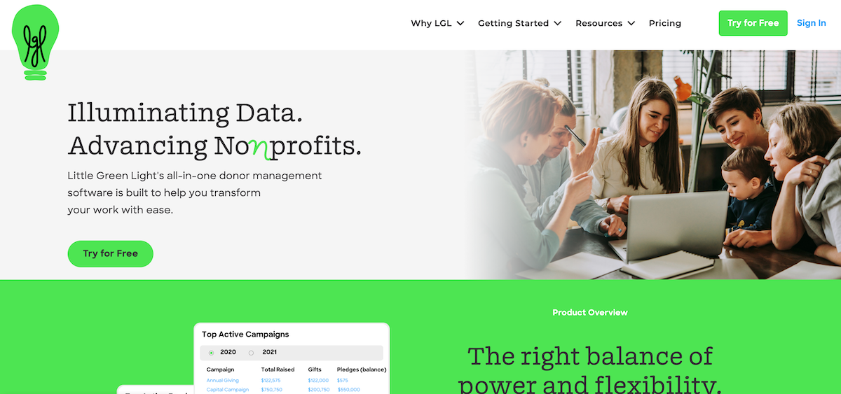 Little Green Light - Donor-Management-Software-for-Nonprofits