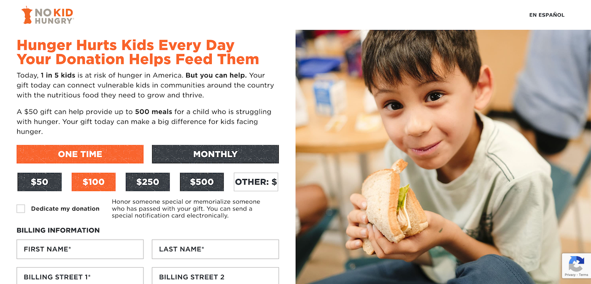 No Kid Hungry's Digital Fundraising Push